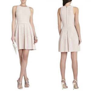 𝅺BCBGMAXAZRIA Cassandra White Eyelet A-line Dress